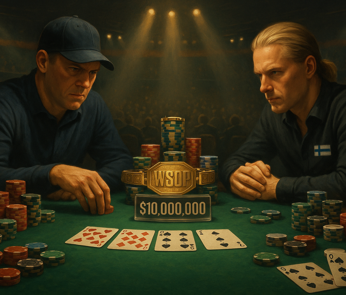 WSOP 2026 : un Américain et un Finlandais s'affrontent pour le bracelet et 10 millions de dollars