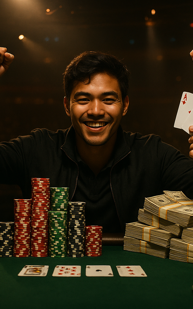 Lucas Jumalon sacré champion du Main Event des WSOP 2026 et empoche 10 millions de dollars
