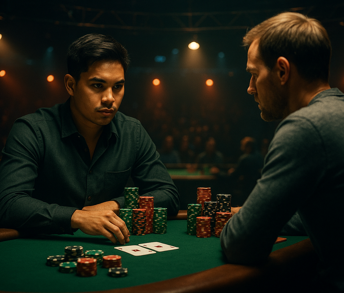 WSOP Main Event 2026 : Lucas Jumalon aborde le heads-up final en chipleader face au Finlandais Lauri Saaskilahti