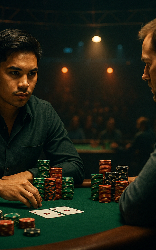 WSOP Main Event 2026 : Lucas Jumalon aborde le heads-up final en chipleader face au Finlandais Lauri Saaskilahti